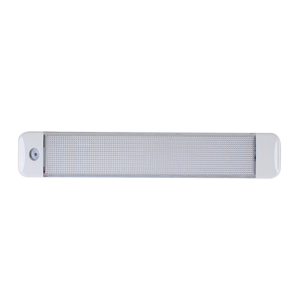 Lampe de cabine Scandvik 10" avec interrupteur - Blanc Bleu - 10-30 V [41480P]