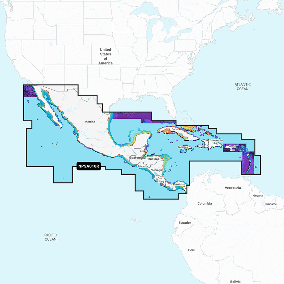 Navionics Platinum+ NPSA010R - Amérique centrale Caraïbes [010-C1459-40]