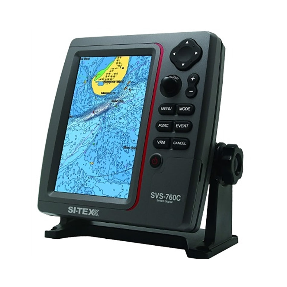 Système de traceur de cartes GPS autonome SI-TEX 7 avec écran LCD couleur, antenne GPS externe, carte C-MAP 4D [SVS-760C+]