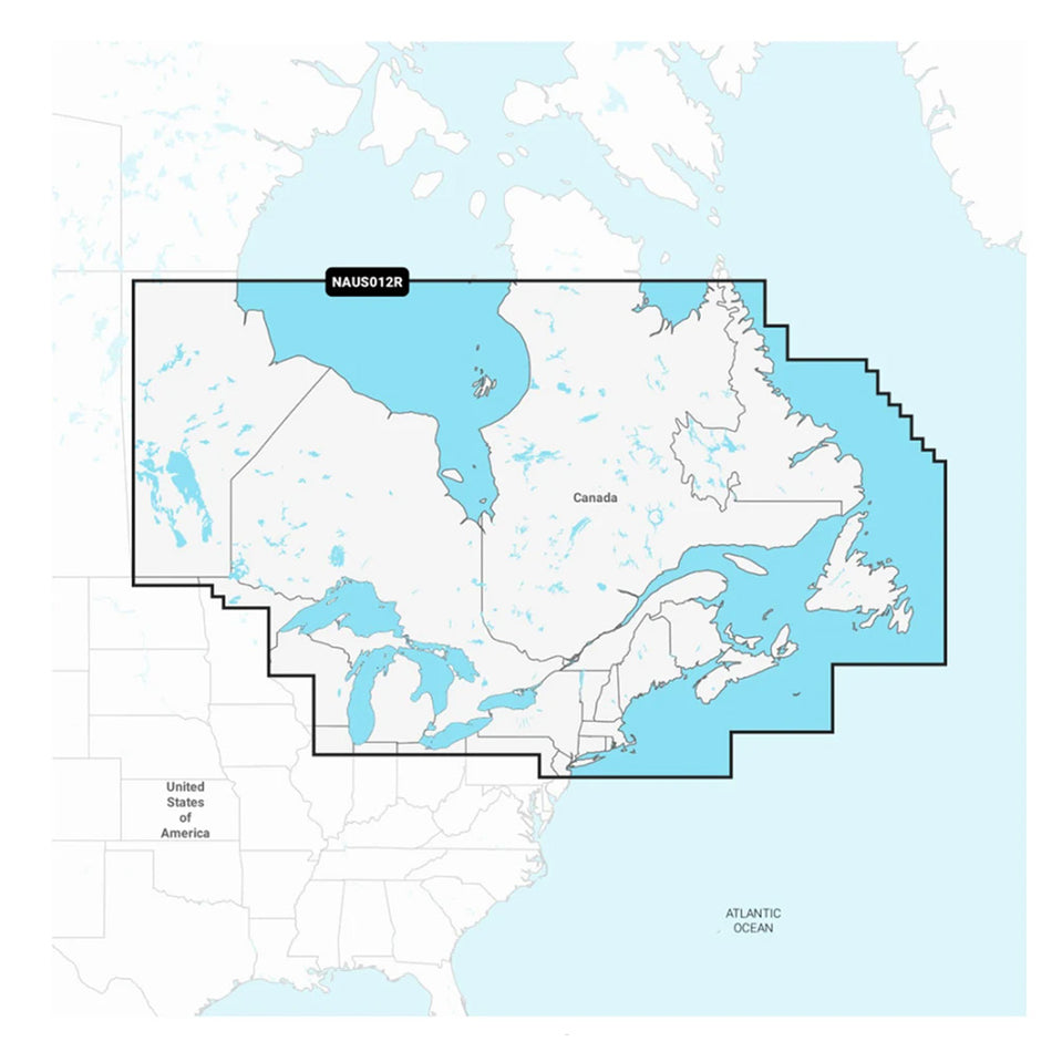 Navionics NAUS012R - Canada, Grands Lacs de l'Est - Navionics+ [010-C1466-30]