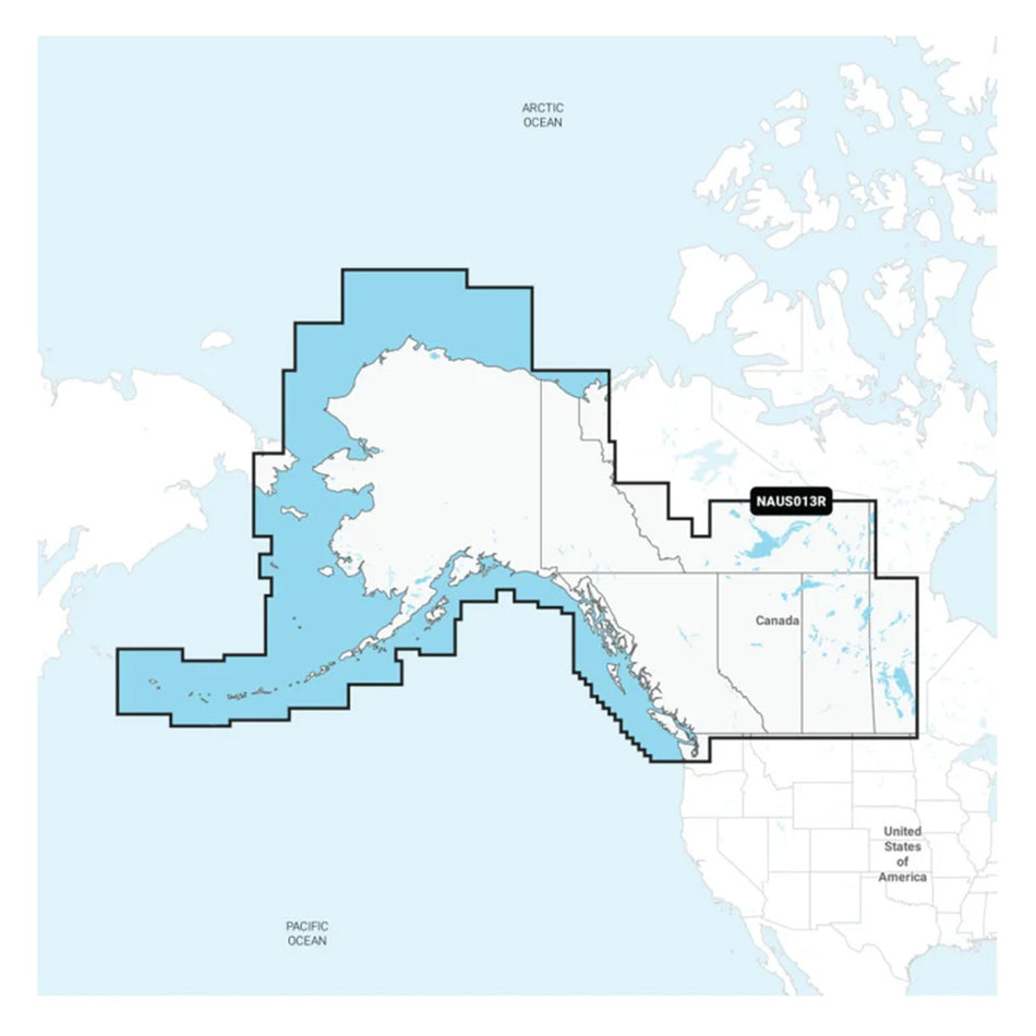 Navionics NAUS013R - Canada, Alaska occidental - Navionics+ [010-C1467-30]