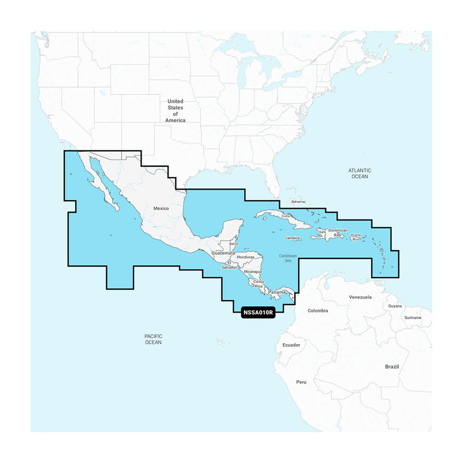 Garmin Navionics+ NSSA010R Amérique centrale Caraïbes [010-C1451-20]