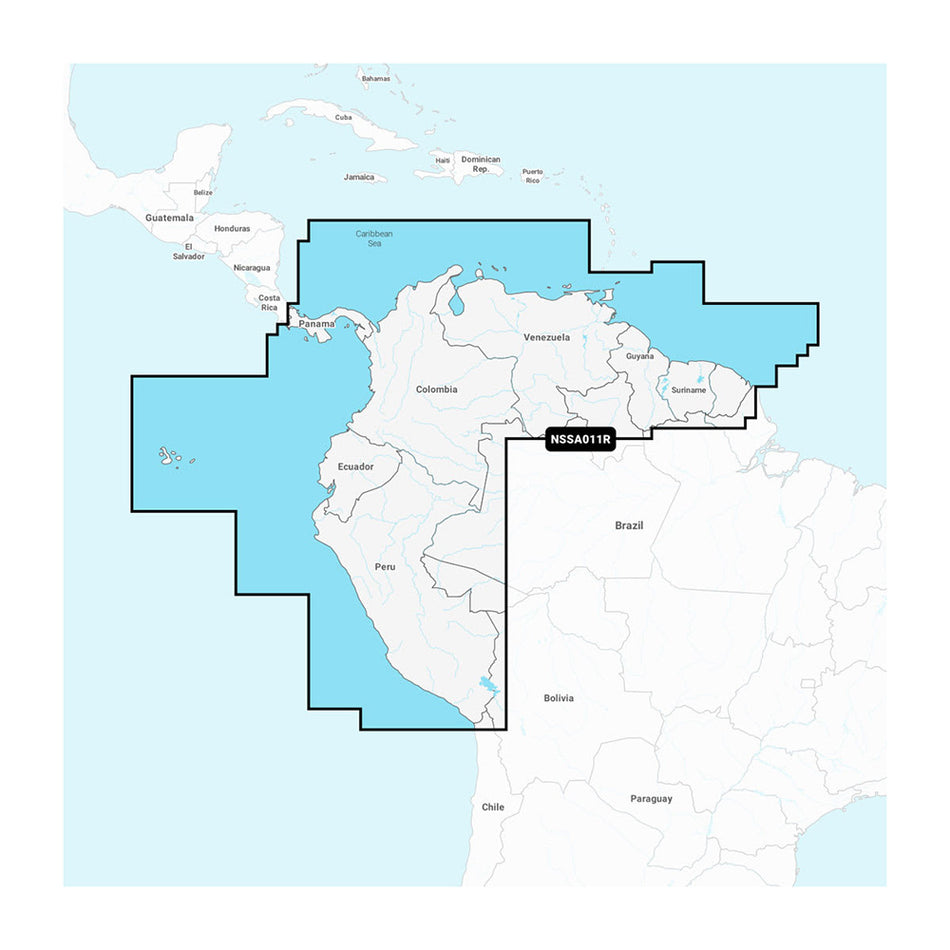 Garmin Navionics+ NSSA011R Amérique du Sud (Nord) [010-C1452-20]