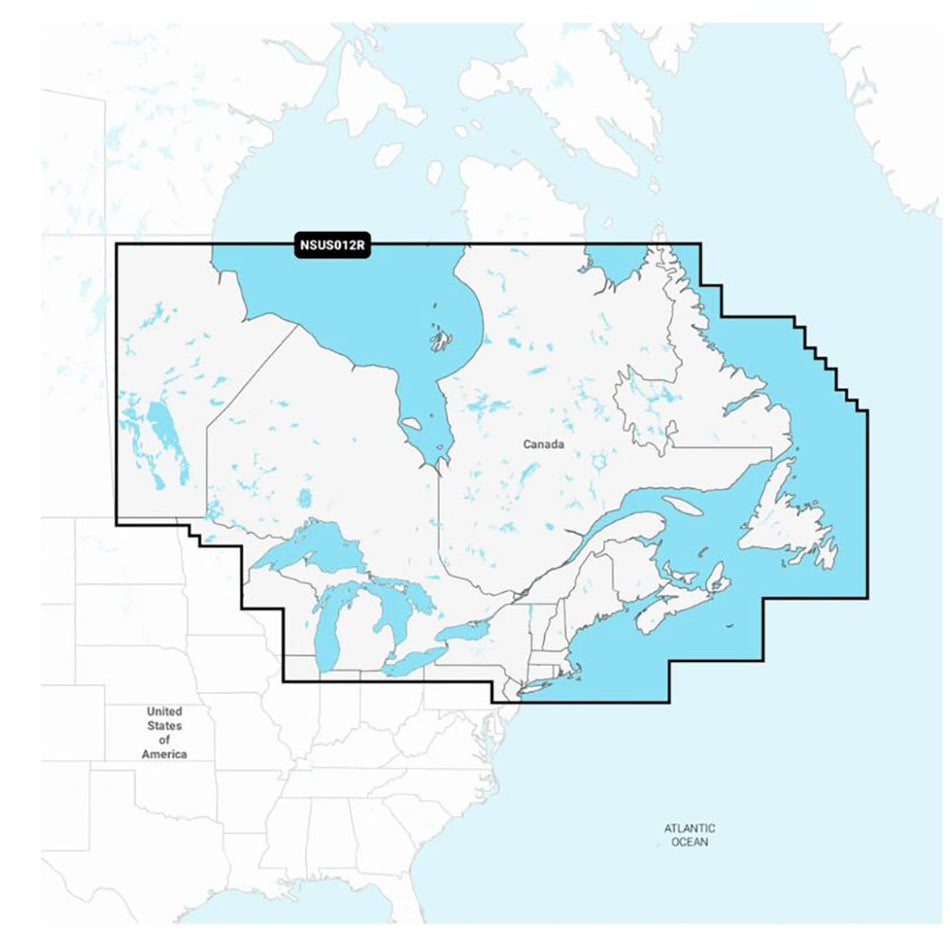 Garmin Navionics+ NSUS012R Canada, Grands Lacs de l'Est [010-C1484-20]