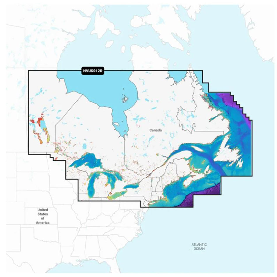 Garmin Navionics Vision+ NVUS012R Canada, Grands Lacs de l'Est [010-C1484-00]