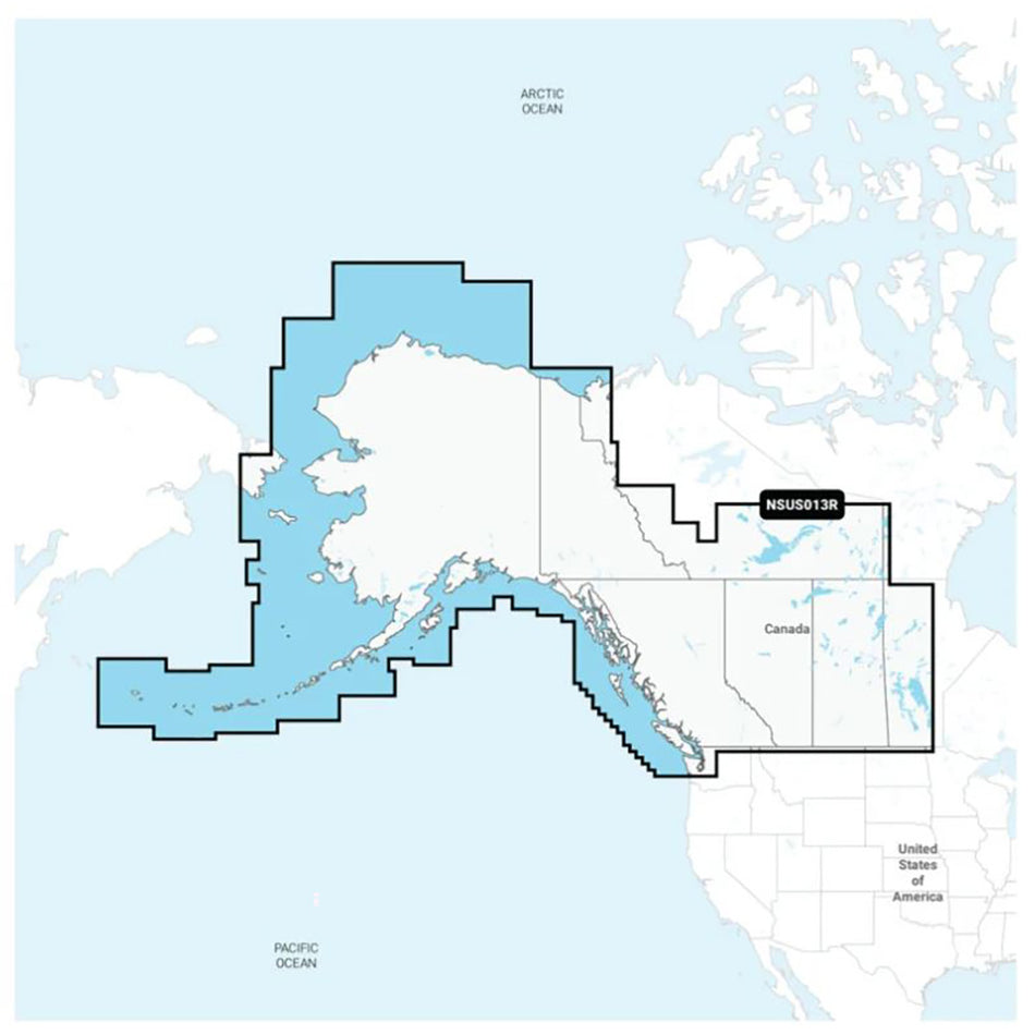 Garmin Navionics+ NSUS013R Canada, Alaska occidental [010-C1485-20]