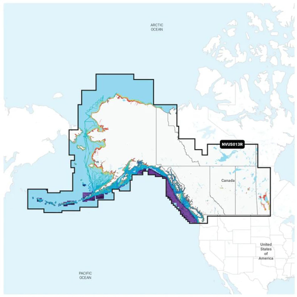 Garmin Navionics Vision+ NVUS013R Canada, Alaska occidental [010-C1485-00]