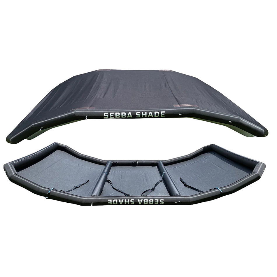 Pare-soleil noir Sebba Shade 6 x 9 pi pour bateaux jusqu'à 28 pi [SS6X9BLK]