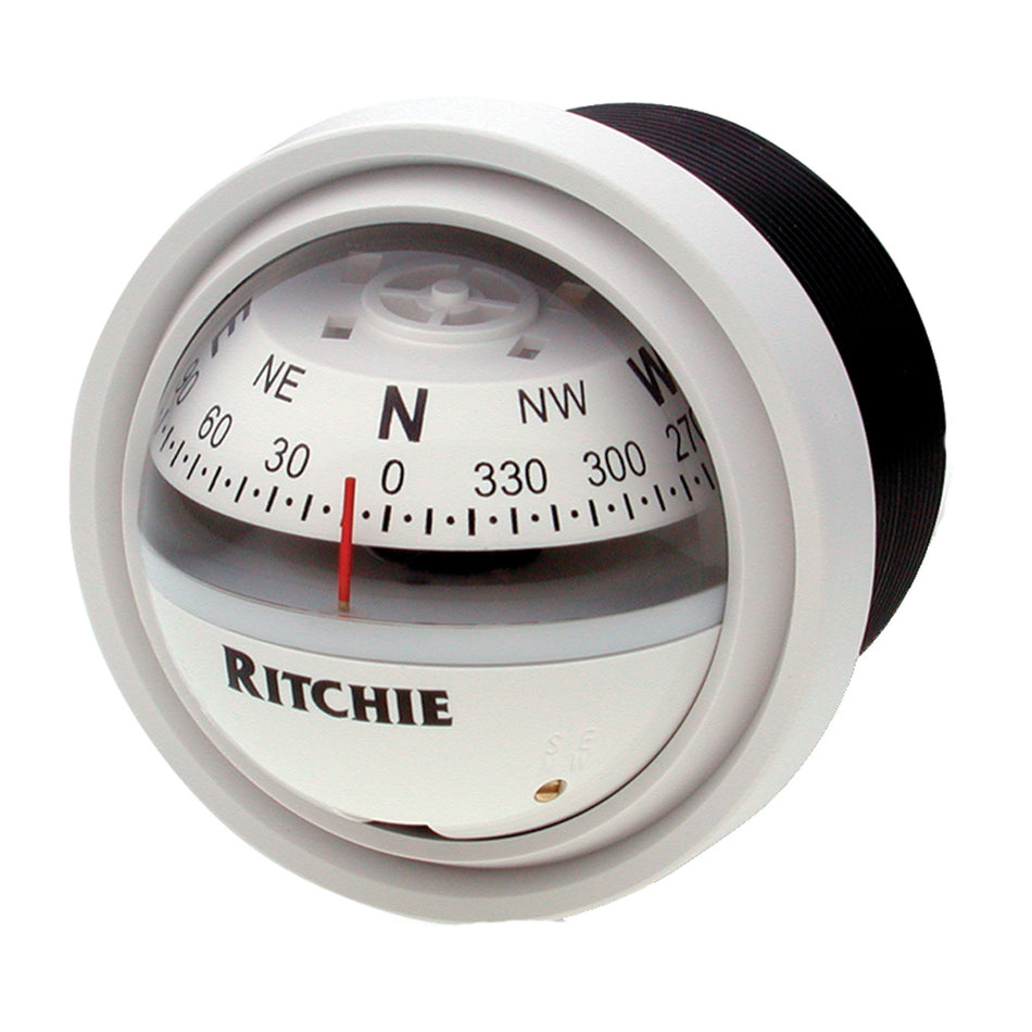 Boussole Ritchie V-57W.2 Explorer - Support de tableau de bord - Blanc [V-57W.2]