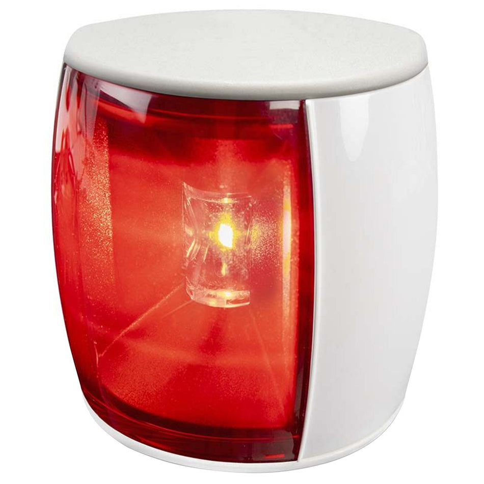 Feu de navigation portuaire Hella Marine NaviLED PRO - Capot blanc - Lentille rouge - 3 NM [017460111]