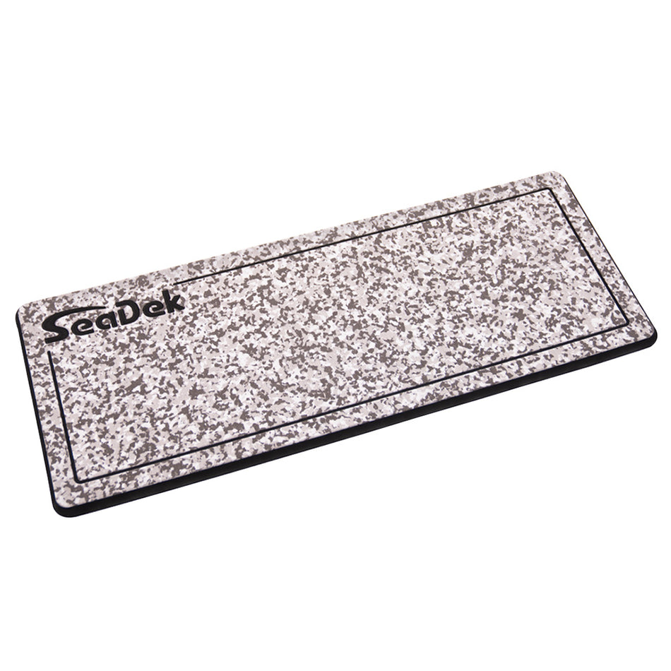 Coussin de barre double densité SeaDek 16 x 39" 20 mm avec logo SeaDek - Texture brossée - Camouflage neige/noir (406,4 mm x 990,6 mm x 20 mm) [37926-83699]