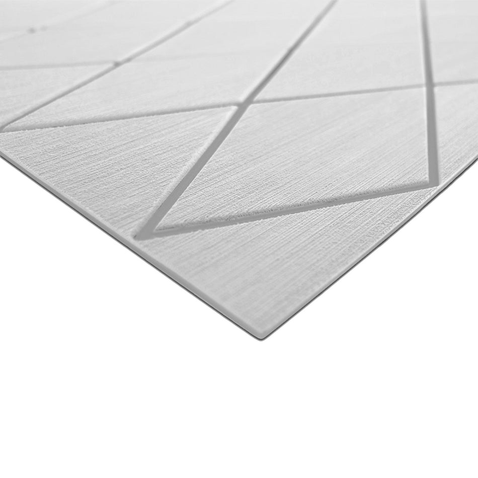 Feuille complète SeaDek 40" x 80" 6 mm bicolore en forme de diamant - Texture brossée - Gris froid/gris tempête (1 016 mm x 2 032 mm x 6 mm) [56411-80069]