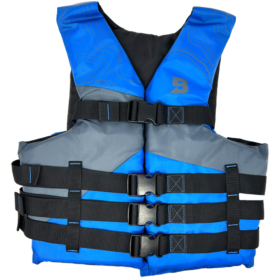 Gilet de sauvetage universel en mousse pour adulte Bluestorm Type III - Bleu [BS-175-BLU-U]