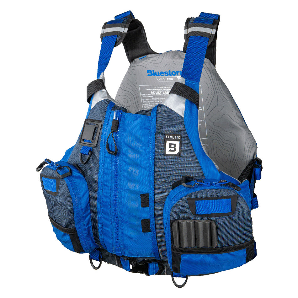 Gilet de pêche en kayak Bluestorm Kinetic - Bleu foncé - L/XL [BS-409-BLU-L/XL]