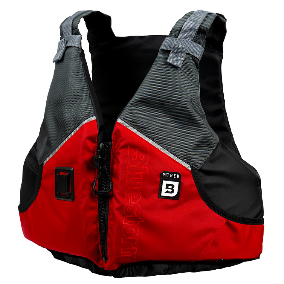 Gilet de pagaie universel pour adulte Bluestorm Trek - Nitro Red [BS-249-RED-U]