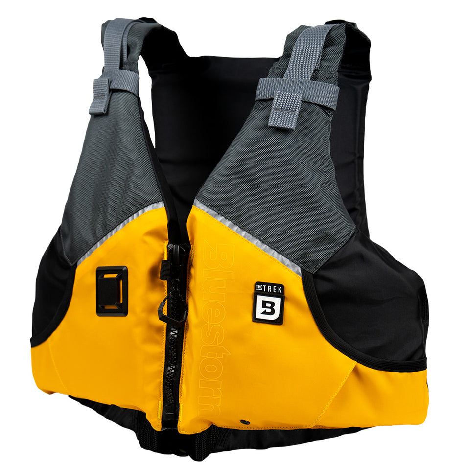 Gilet de pagaie universel pour adulte Bluestorm Trek - Jaune coucher de soleil [BS-249-YEL-U]