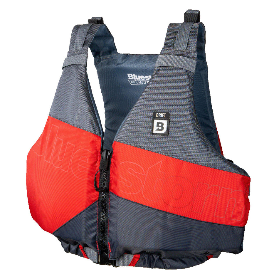 Gilet de pagaie universel pour adulte Bluestorm Drift - Nitro Red [BS-247-RED-U]