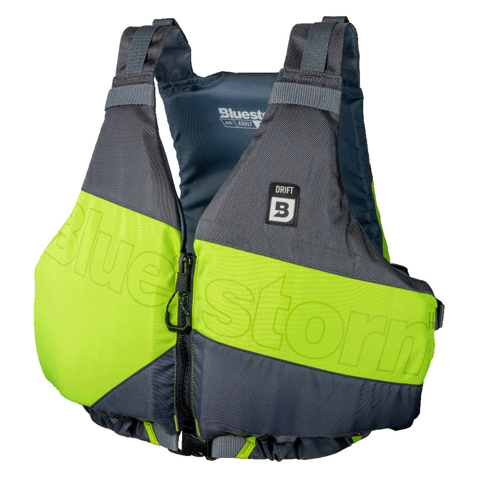 Gilet de pagaie universel pour adulte Bluestorm Drift - Haute visibilité [BS-247-HVS-U]