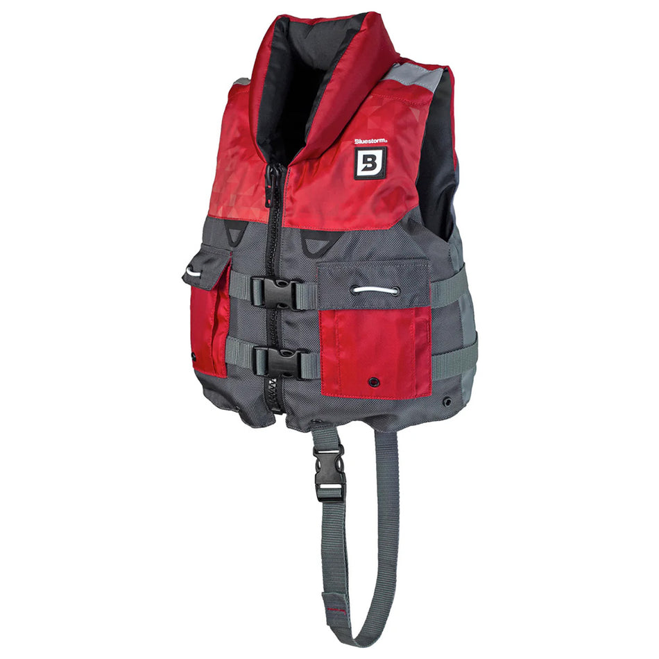 Gilet de sauvetage de pêche pour enfant Bluestorm Classic - Nitro Red [BS-365-RED-C]