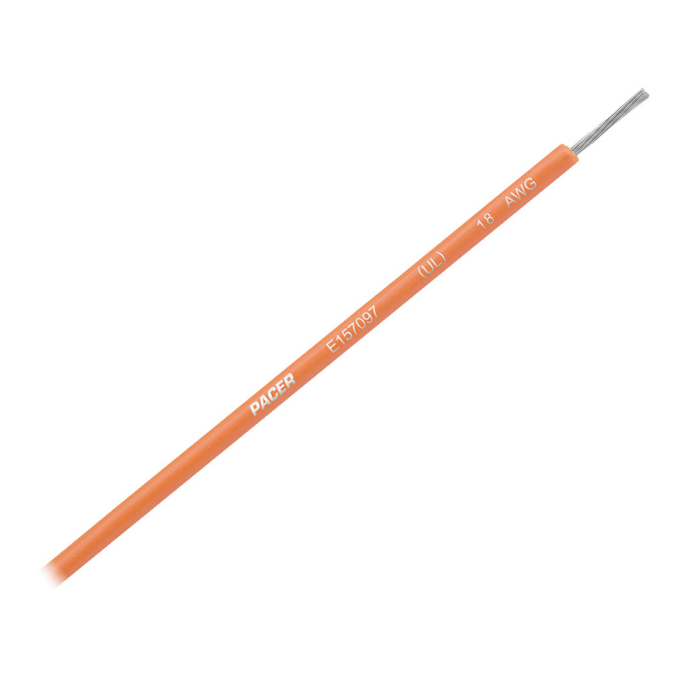 Câble marin Pacer Orange 18 AWG UL - 35' [WUL18OR-35]