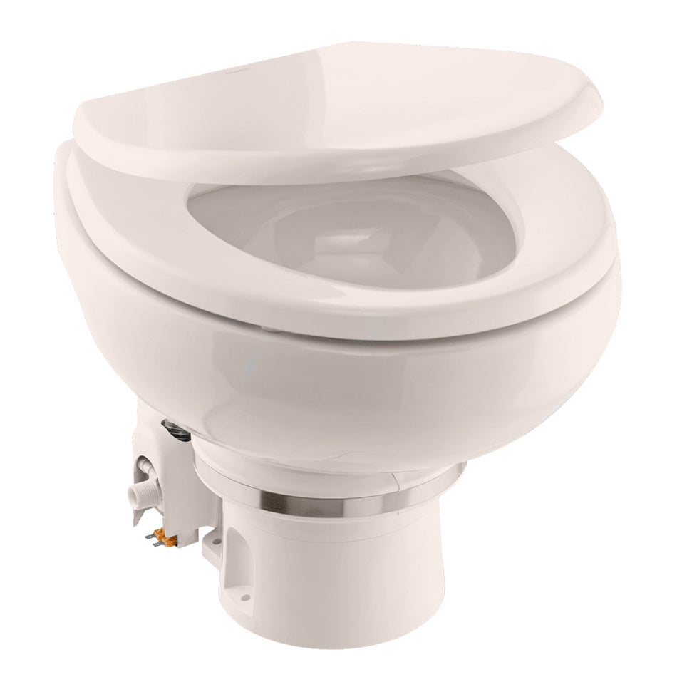 Dometic MasterFlush MF 7120 - Bone - Toilettes électriques à macération avec siège à fermeture lente Orbit Base - Eau douce - 12 V [9610007272]