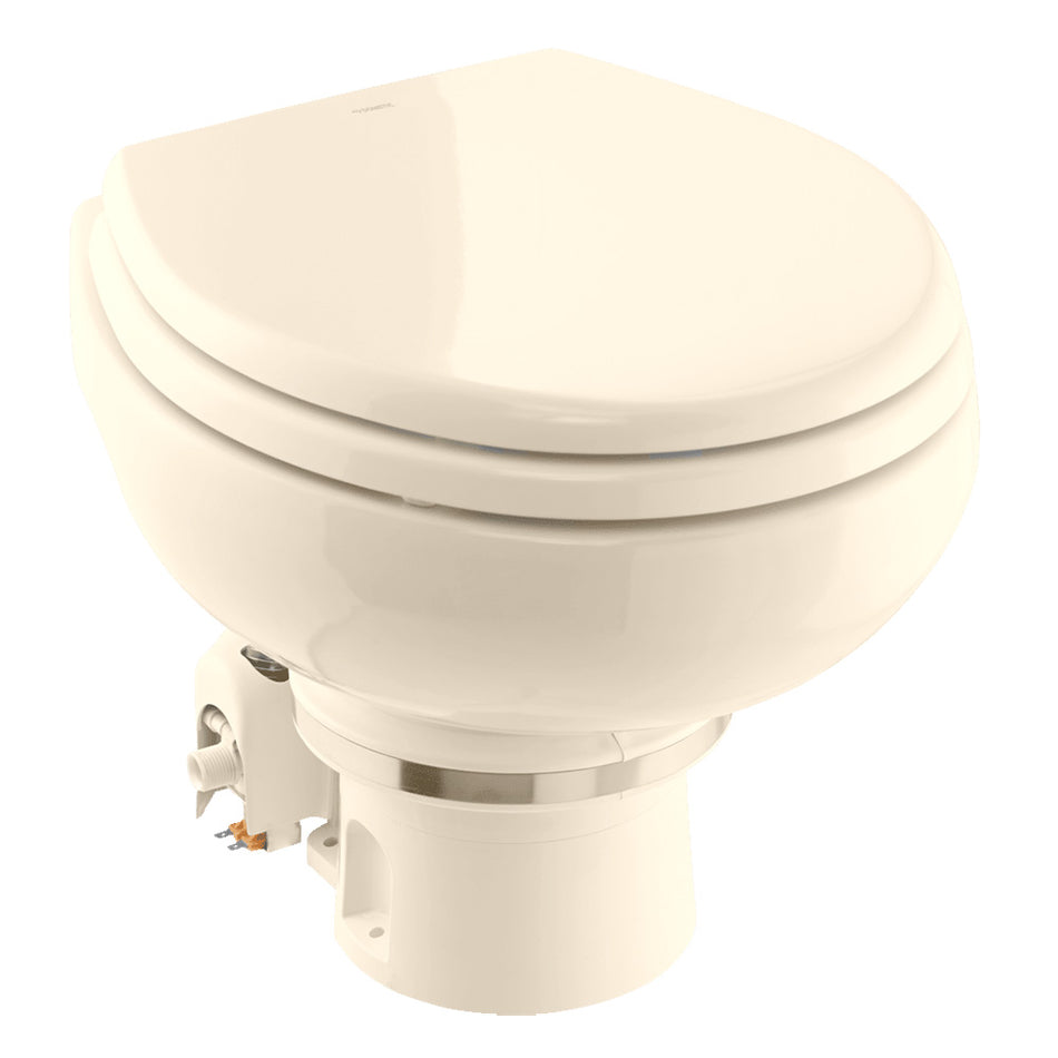 Toilettes électriques à macération Dometic MasterFlush 7160 Bone avec base Orbit - Eau brute - 12 V [9610007276]