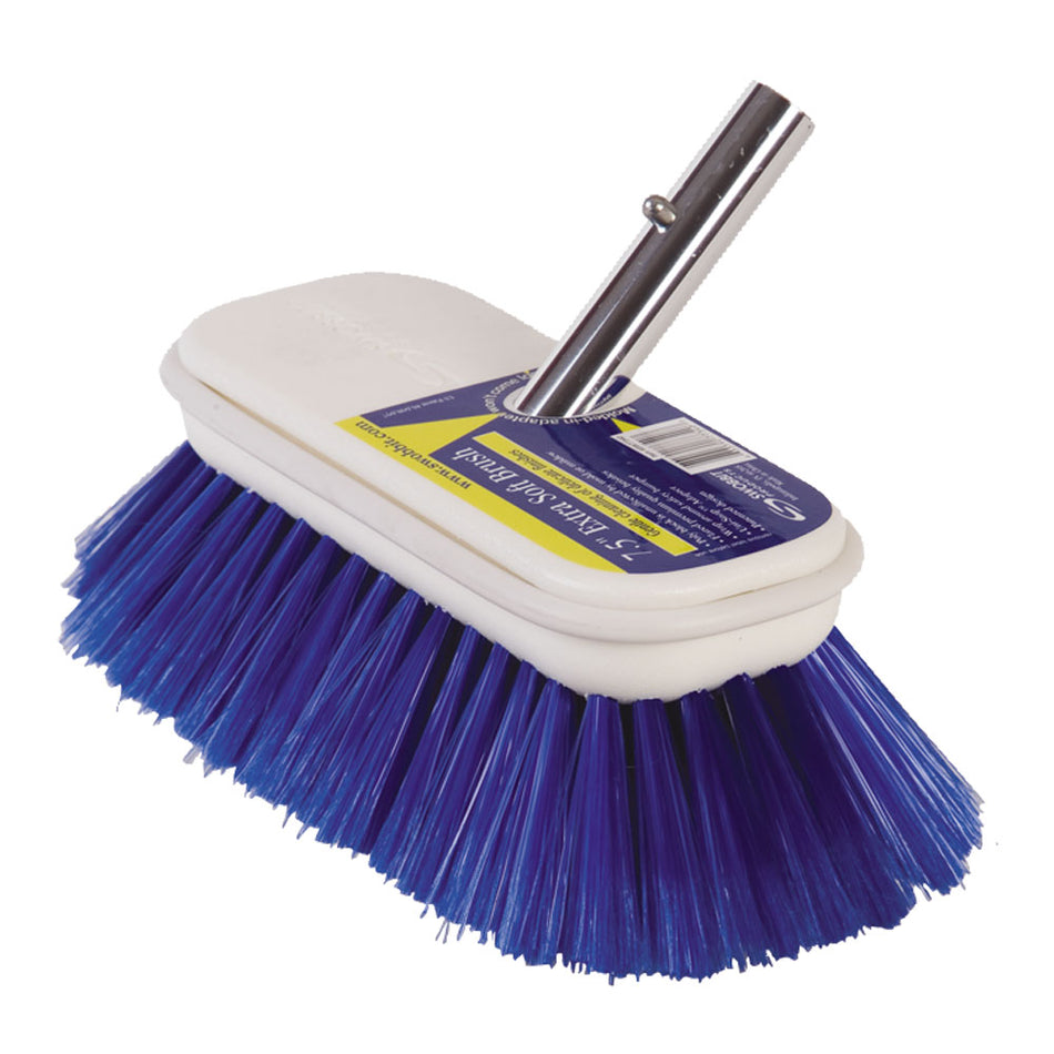 Brosse extra douce Swobbit 7,5" - Bleu [SW77340]