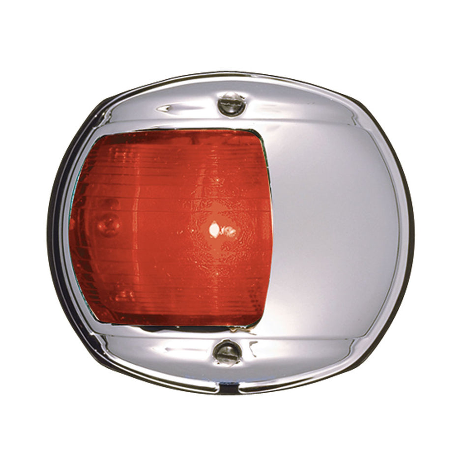 Feu latéral à LED Perko - Rouge - 12 V - Boîtier chromé [0170MP0DP3]