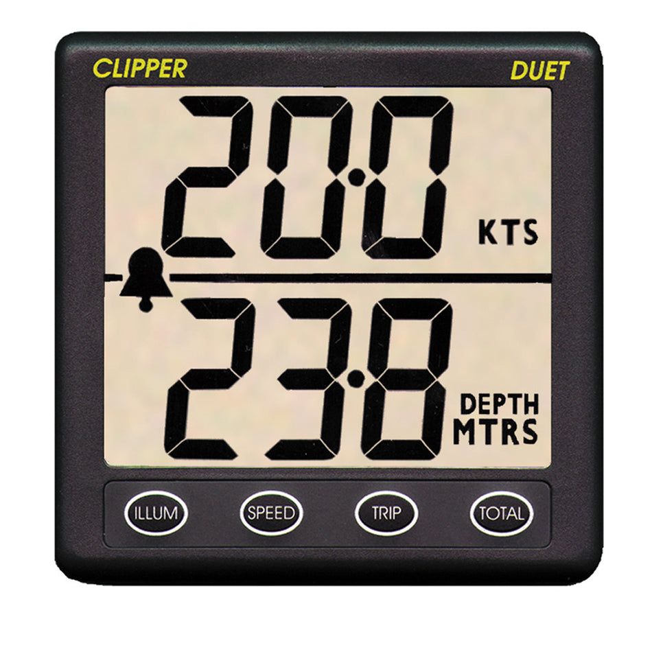 Enregistreur de vitesse et de profondeur Clipper Duet avec transducteur [CL-DS]