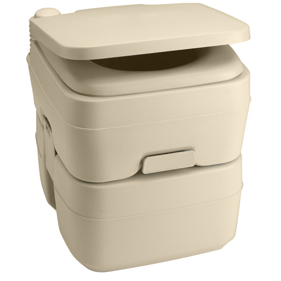 Toilettes portatives Dometic 965 avec supports de montage - 5 gallons - Parchemin [311096502]