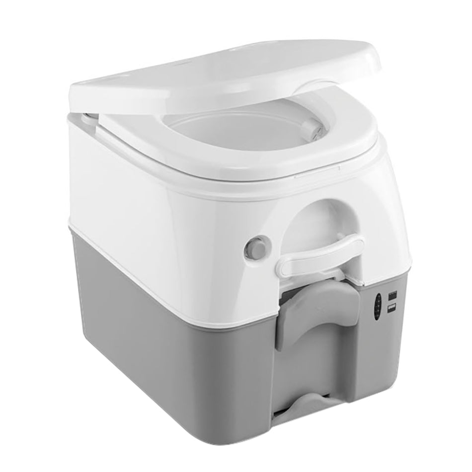 Toilettes portatives Dometic 975 avec supports de montage - 5 gallons - Gris [301097506]