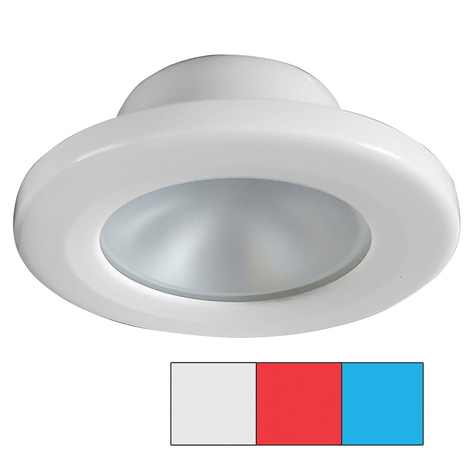 Lampe à vis i2Systems Apeiron A3120 - Rouge, blanc froid et bleu - Finition blanche [A3120Z-31HAE]