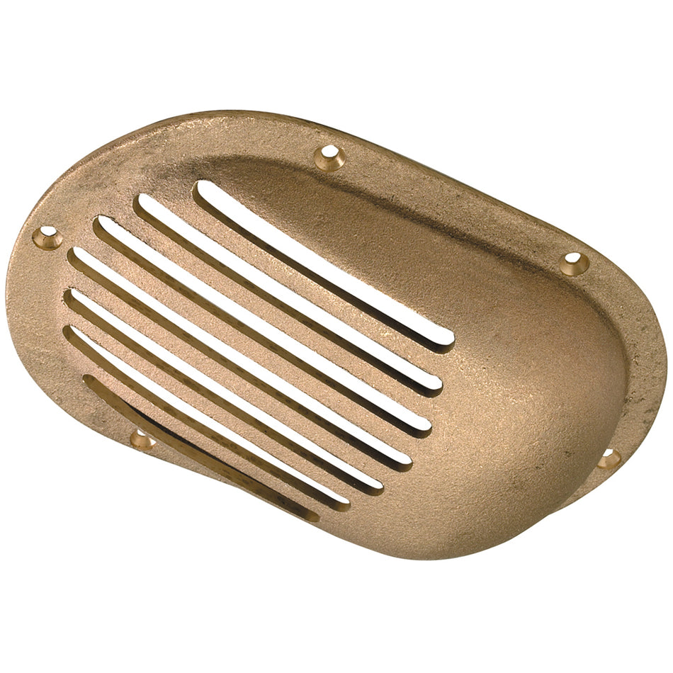 Crépine à cuillère Perko 6-1/4" x 4-1/4" en bronze FABRIQUÉE AUX ÉTATS-UNIS [0066DP3PLB]