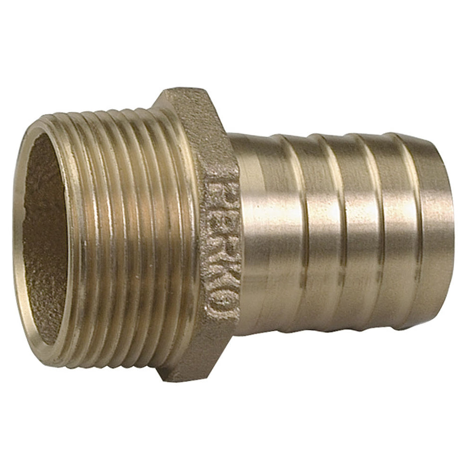 Adaptateur de tuyau à tuyau droit Perko 3/4" en bronze FABRIQUÉ AUX ÉTATS-UNIS [0076DP5PLB]