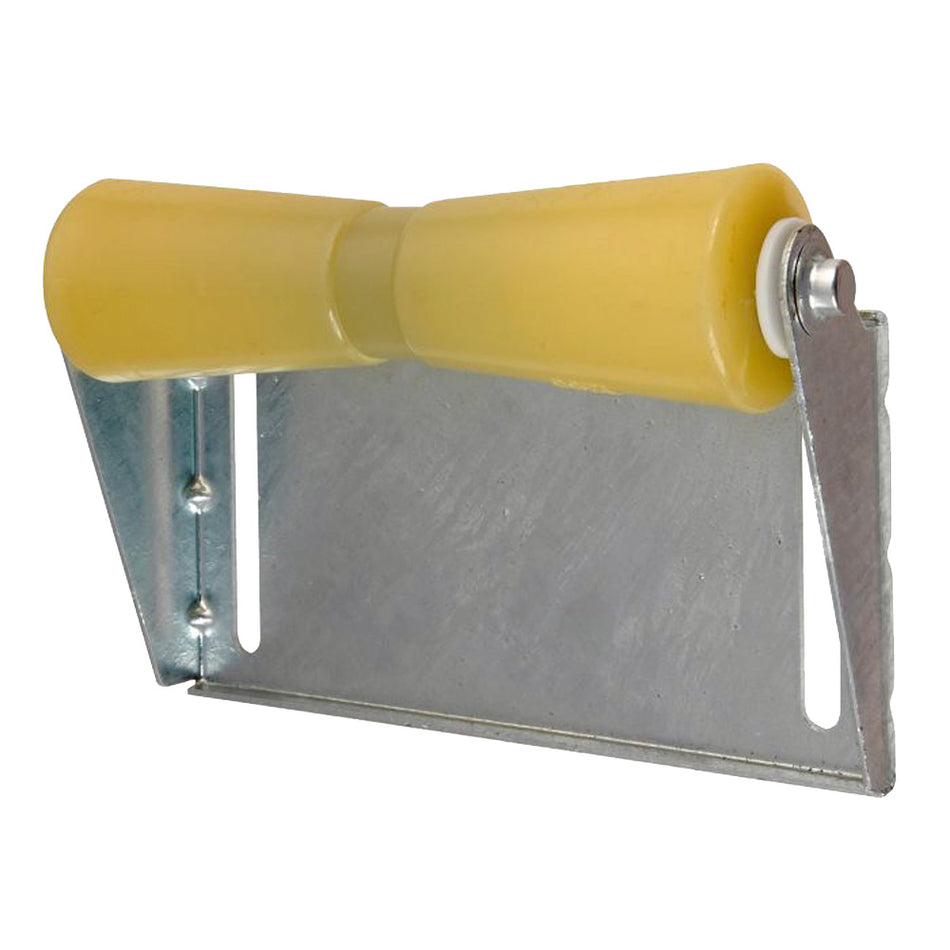 Ensemble de support de panneau CE Smith, rouleau de quille de 12 po - TPR jaune [10455G]