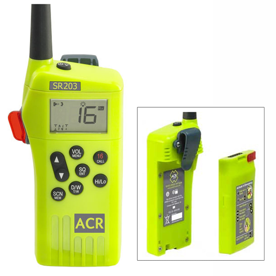 Radio de survie portable VHF ACR SR203 [2827]