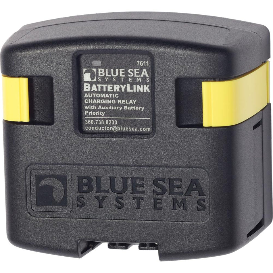 Relais de charge automatique Blue Sea 7611 DC BatteryLink - 120 A avec charge de batterie auxiliaire [7611]