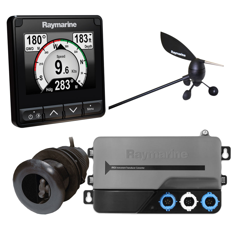 Pack système Raymarine i70s, vent, profondeur, vitesse [T70226]