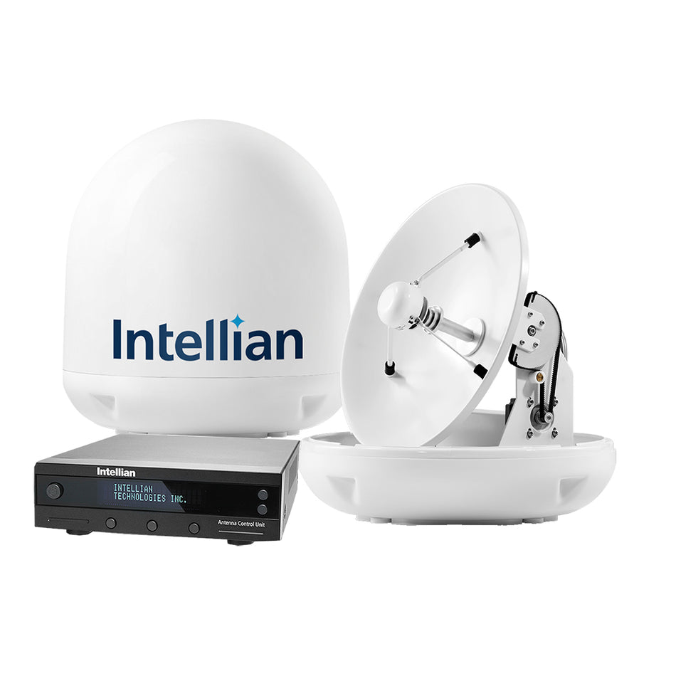 Système linéaire Intellian i4P avec réflecteur 17,7" et LNB quadruple universel [B4-419Q]