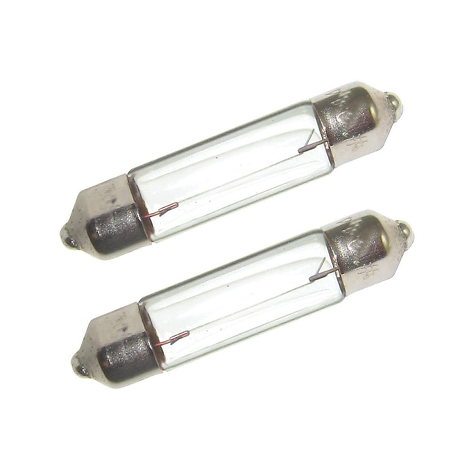 Ampoules Festoon à double culot Perko - 24 V, 10 W, 0,40 A - Paire [0072DP1CLR]