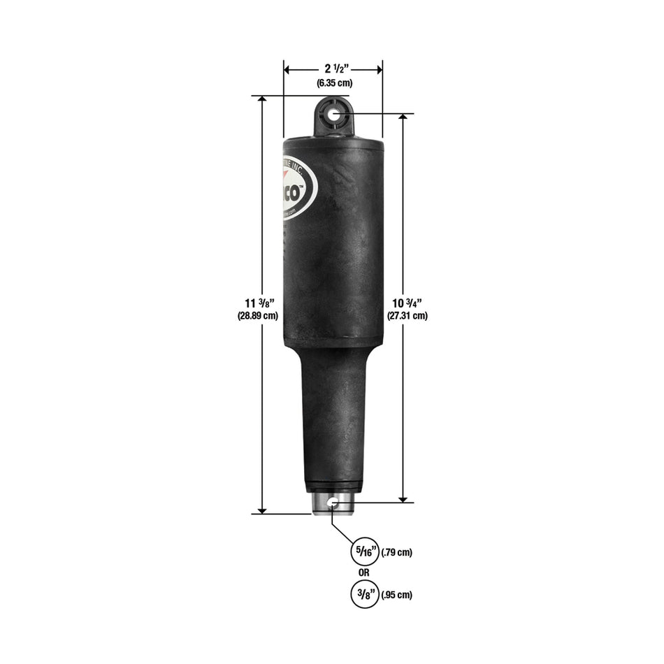 Actionneur à usage intensif Lenco 101XD - 12 V - Course de 2-1/4 po avec quincaillerie [15056-002]