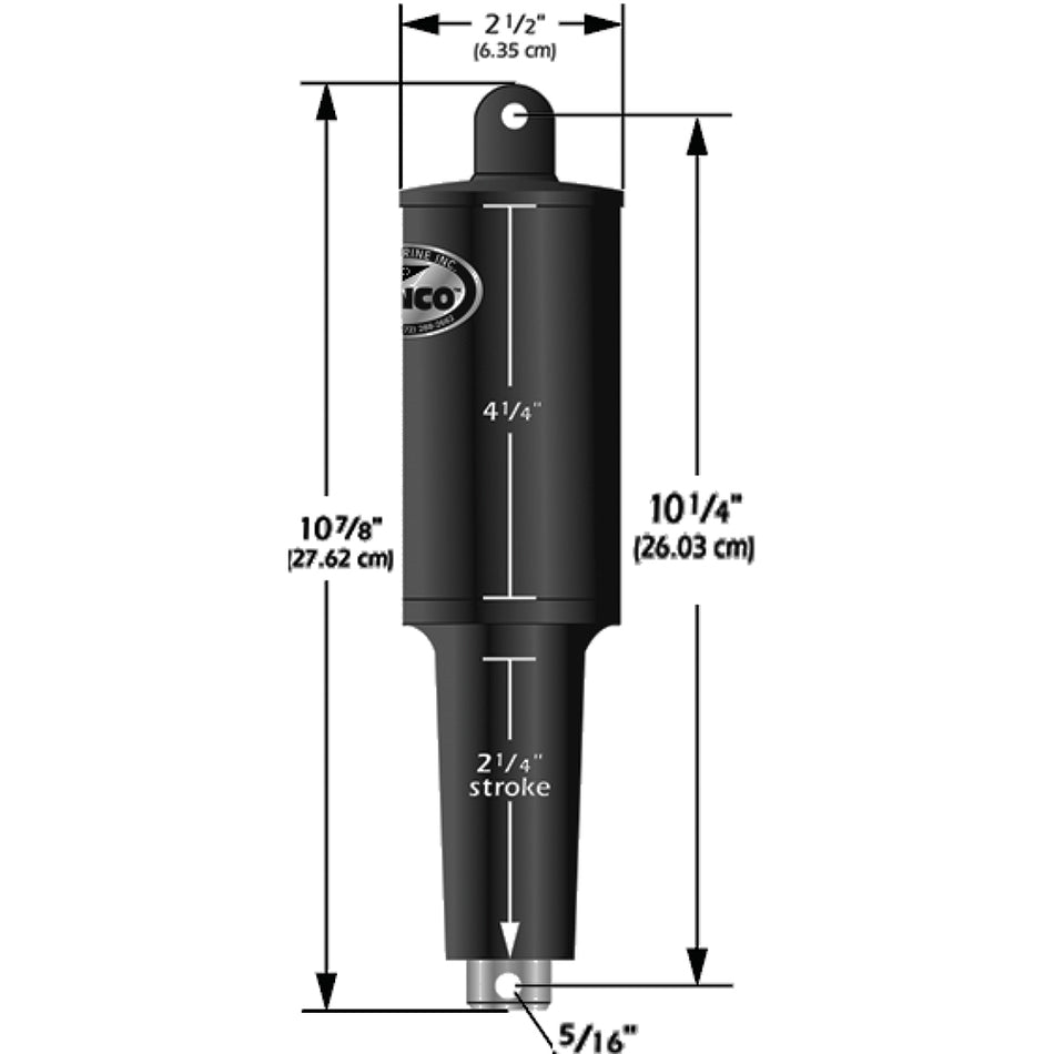 Actionneur à 5 lobes Lenco 12 V, course 1-1/4 po - 5/16 po - 3/8 po [15122-001]