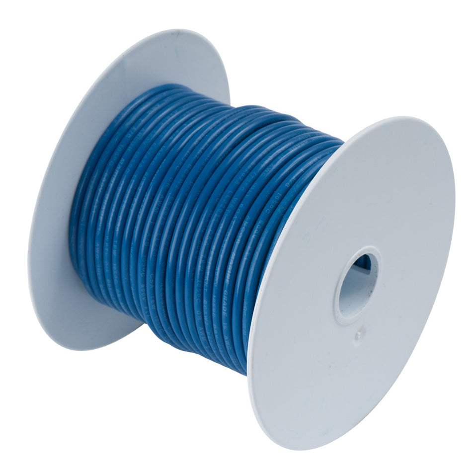 Fil de cuivre étamé bleu foncé 14AWG Ancor - 100' [104110]