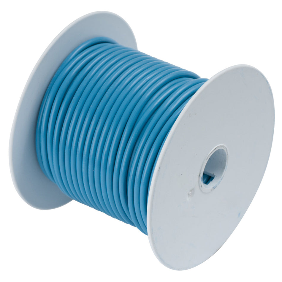 Fil de cuivre étamé bleu clair Ancor 14AWG - 100' [103910]