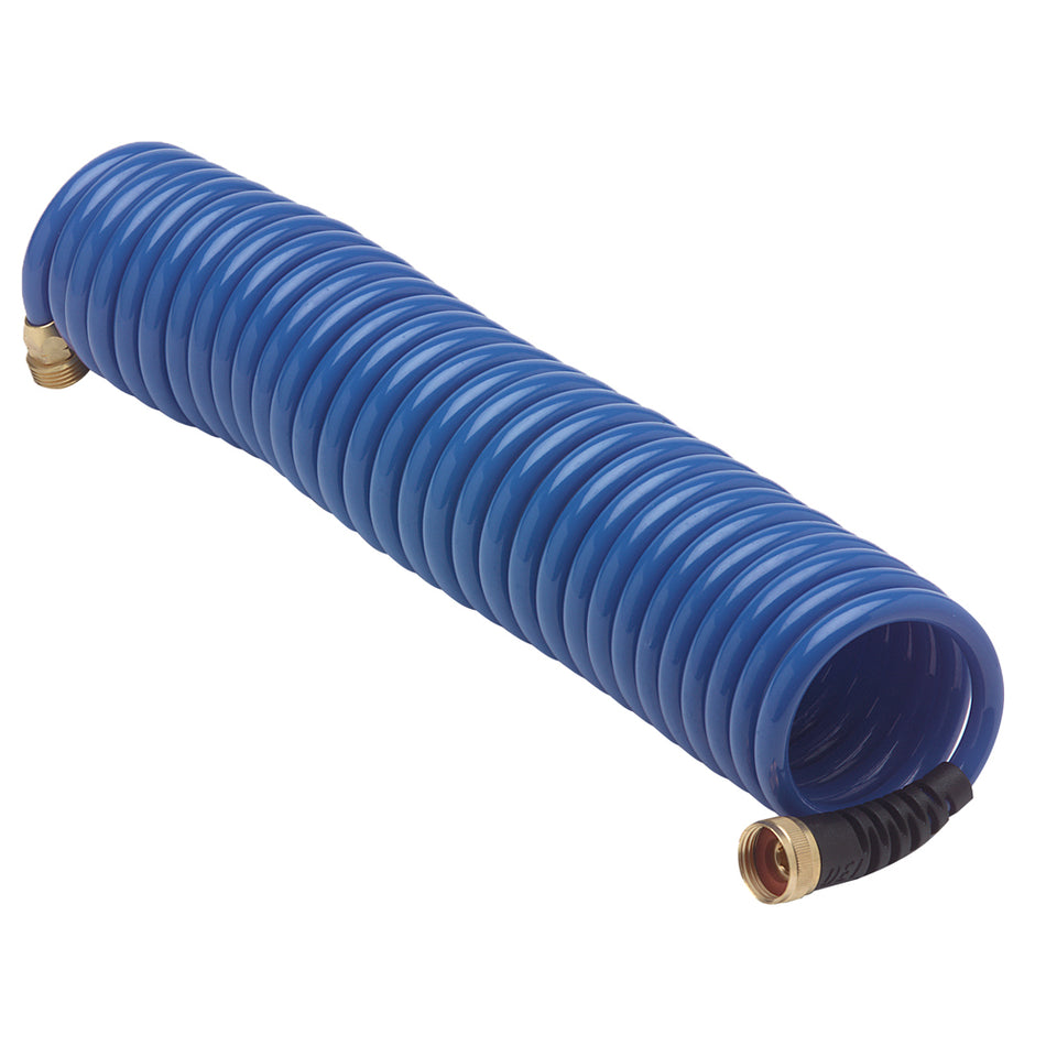 Tuyau bleu HoseCoil avec décompression flexible - 25' [HS2500HP]