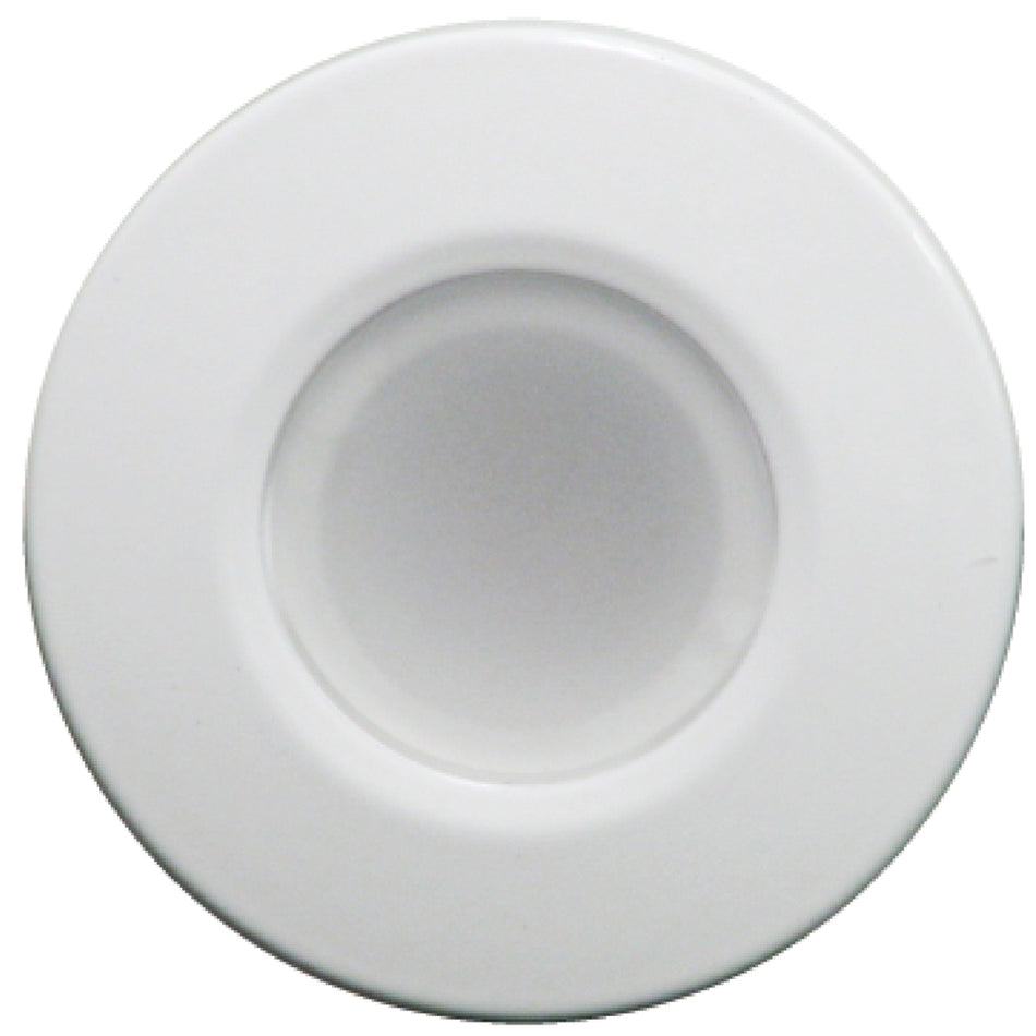 Lumitec Orbit Flush Mount Down Light Spectrum RGBW - Boîtier blanc [112527]