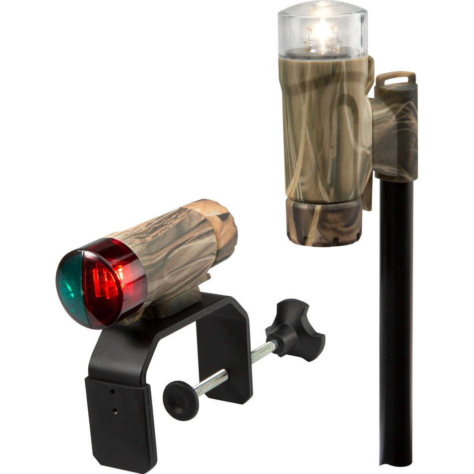 Kit d'éclairage LED portable à pince Attwood - RealTree Max-4 Camo [14191-7]