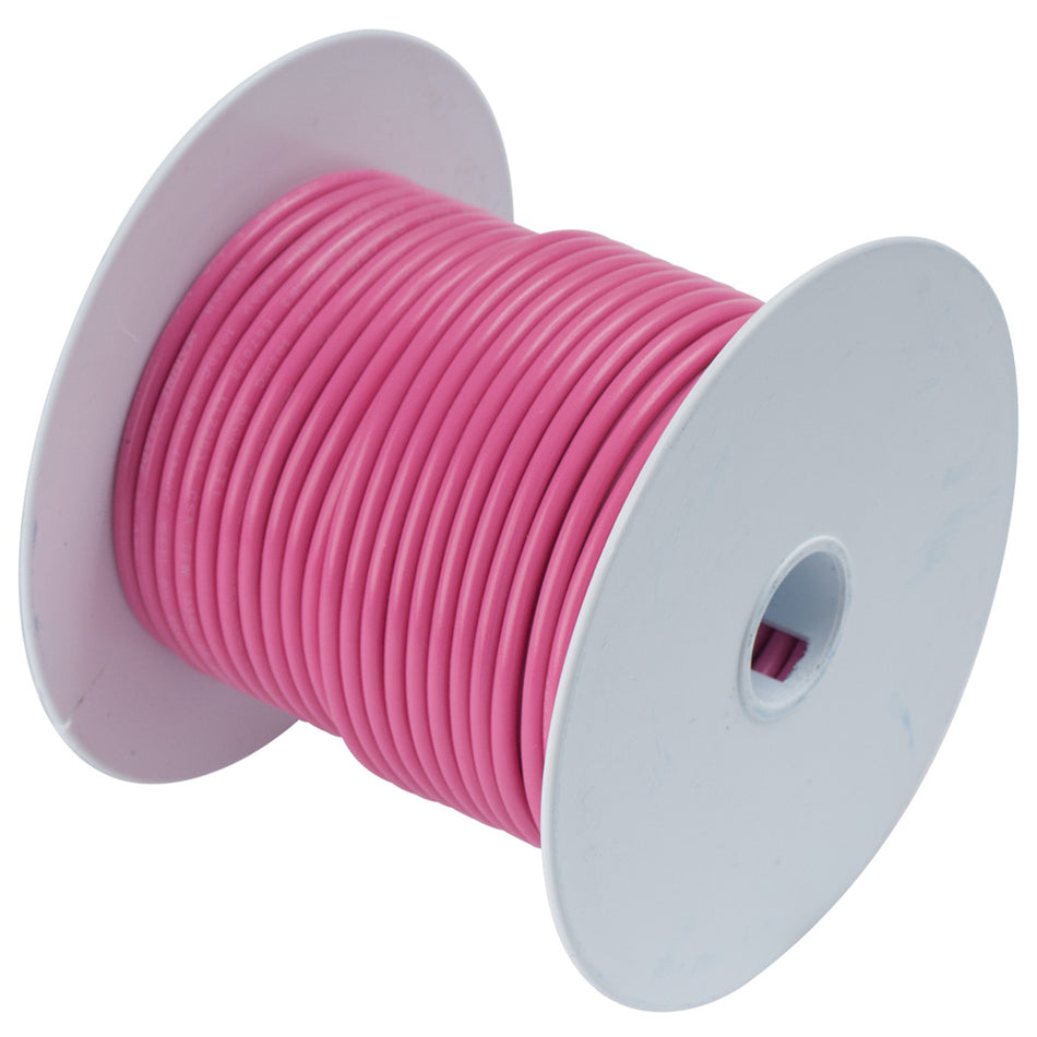 Fil de cuivre étamé rose Ancor 18 AWG - 100' [100610]