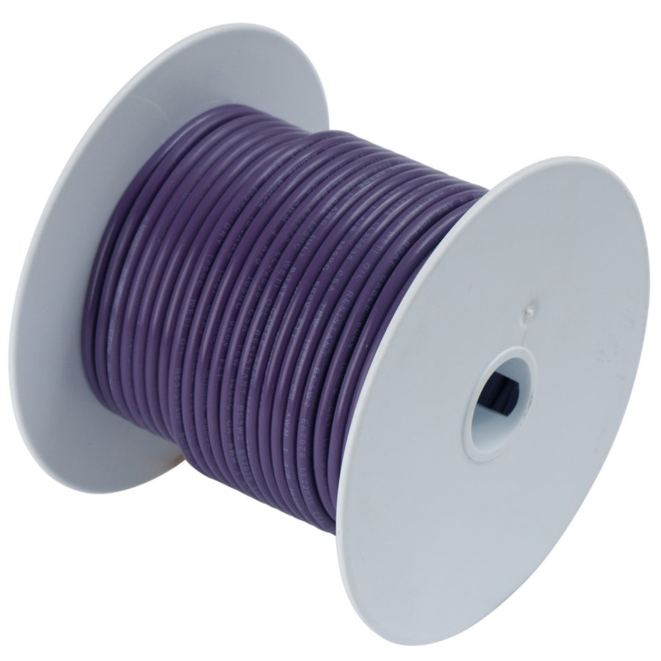 Fil de cuivre étamé violet Ancor 18 AWG - 35' [180703]