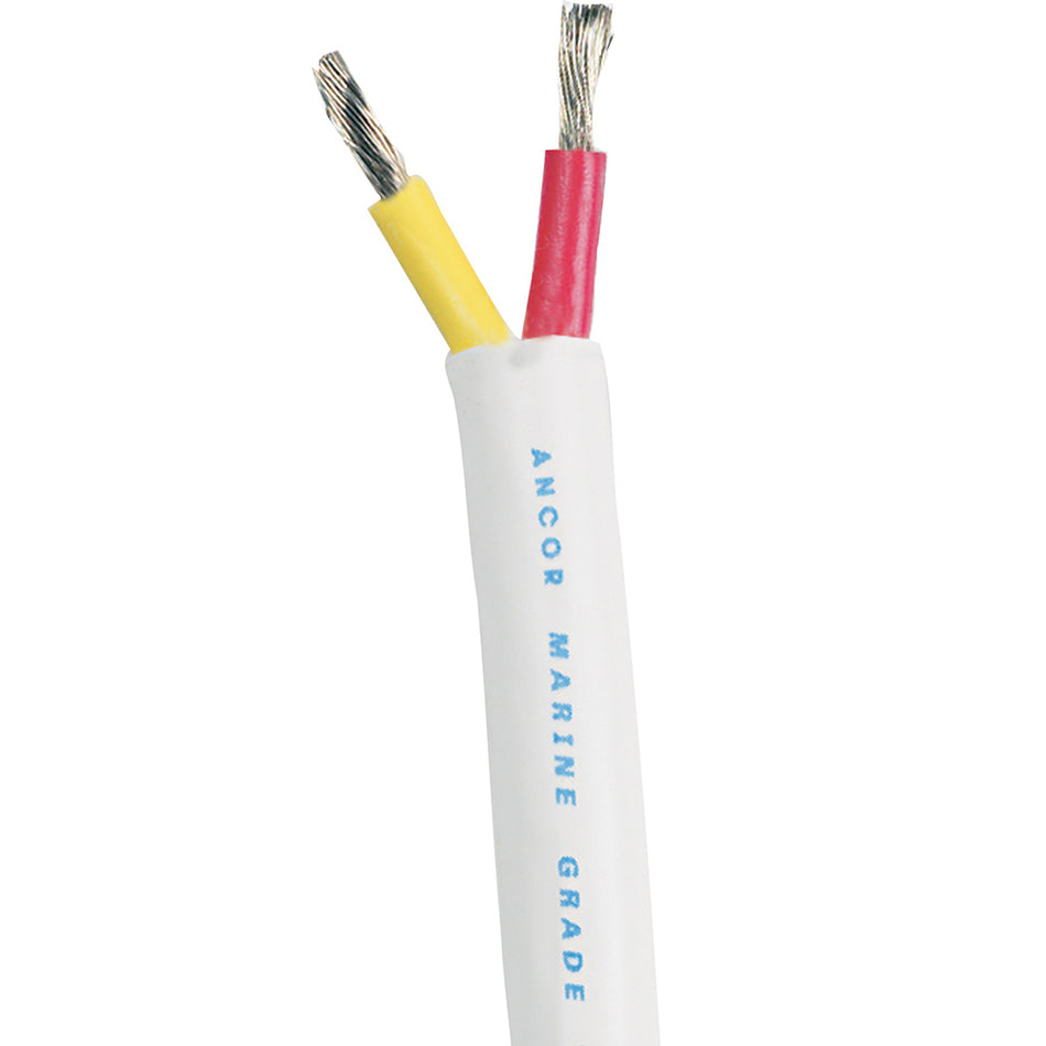 Câble duplex de sécurité Ancor - 16/2 AWG - Rouge/Jaune - Rond - 100' [126710]